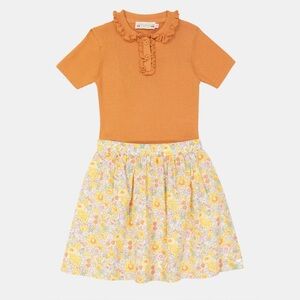 Girls Tartine et Chocolat Floral Skirt Size 8